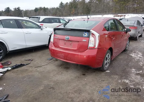 2012 Toyota Prius Two из США, поврежденный, VIN JTDKN3DU5C5416805